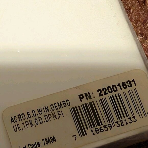 Vtg New old stock- Adobe Acrobat 6.0 Standard WINDOWS - sealed in bag - Picture 3 of 6